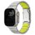 Apple Watch Size 49/46/45/44mm Stainless Steel Metal Folding Buckle – Silver/Yellow