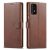 LC.IMEEKE PU Leather SAM A53 5G Cover – Brown