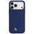 iPhone 17 Pro Levelo Morphix Silicone Leather Grip Cover – Dark Blue