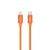 Budi 65W Fast Charging Data Cable Type-C to C 1.5M – Orange DC271TT15C