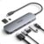 Anker Portable Multi-Functional Nano 7 in 1 USB Hub – Silver